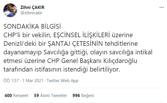 CHP için bir 'cisim' yaklaşıyor!